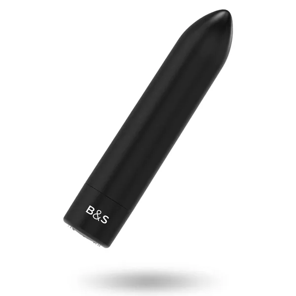 Black&Silver Kernex 2, magnetisk bullet vibrator i silikon