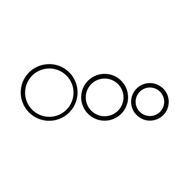 Öhmama Fetish penisringset, tre delar i silikon